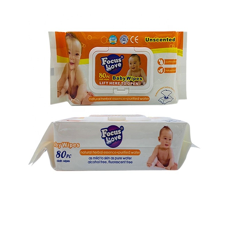 Baby Wipes Manufacturer - Disposable Spunlace Cleansing Wipes 15x20cm Bulk Pack