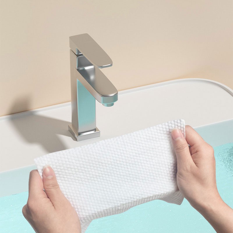 Facial Cleanser Manufacturer - Disposable Cotton Dry Wet Dual-Purpose 160 Pulls