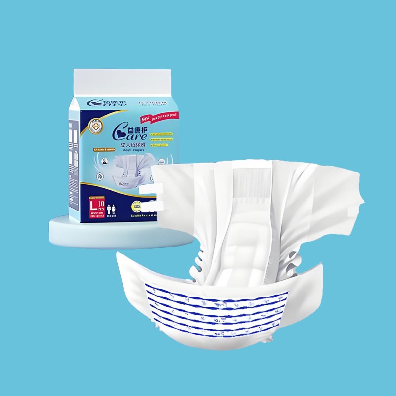 Adult Diaper Manufacturer - Disposable Super Absorption Virgin Pulp Double Tape