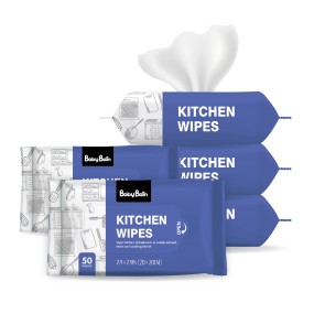 Cleaning Wipes Manufacturer - Disposable 80 Pcs Nonwoven Kitchen Wet Wipes Household