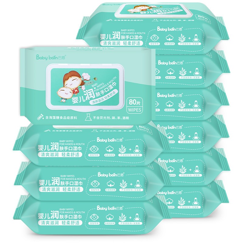 Baby Wipes Manufacturer - 80 Pcs Alcohol-free Soft Wet Wipes OEM ODM