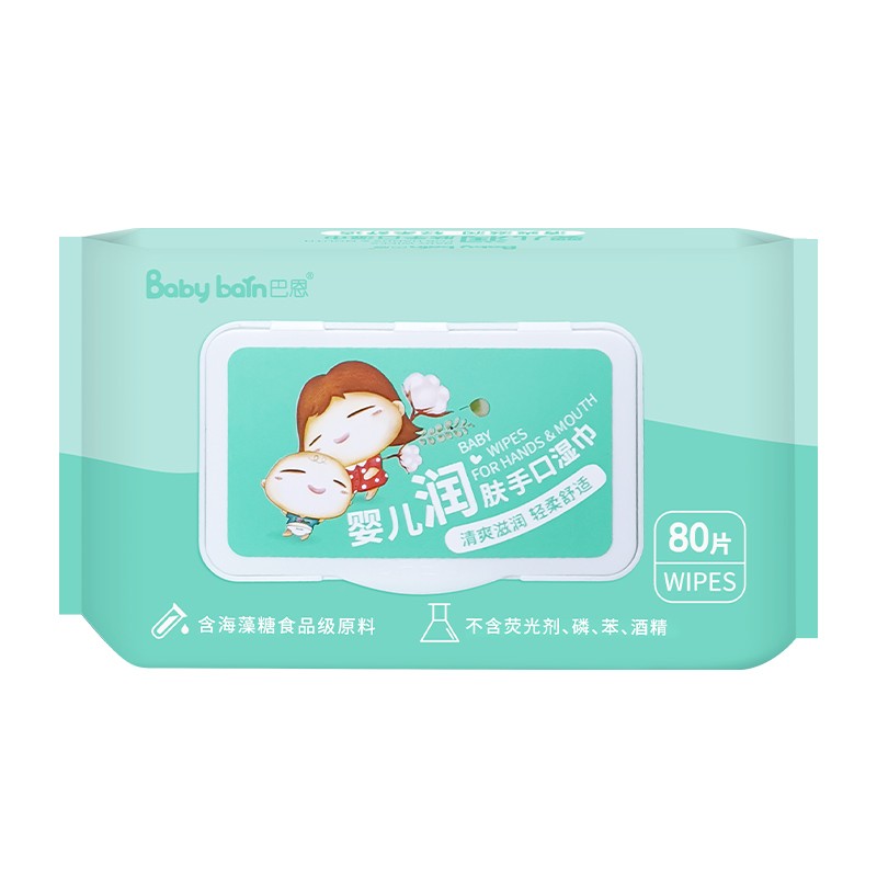 Baby Wipes Manufacturer - 80 Pcs Alcohol-free Soft Wet Wipes OEM ODM