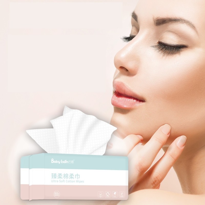 Facial Towel Manufacturer - Private Label Soft Cotton Disposable for Sensitive Skin