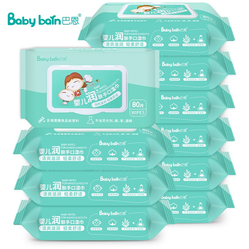 Baby Wipes Manufacturer - 80 Pcs Alcohol-free Soft Wet Wipes OEM ODM