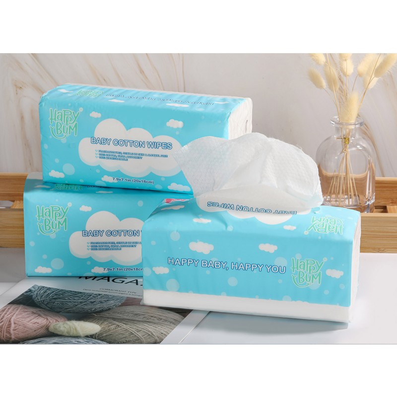 Facial Tissue Manufacturer - Premium Puffs Eco Friendly Baby Care White Soft Cotton