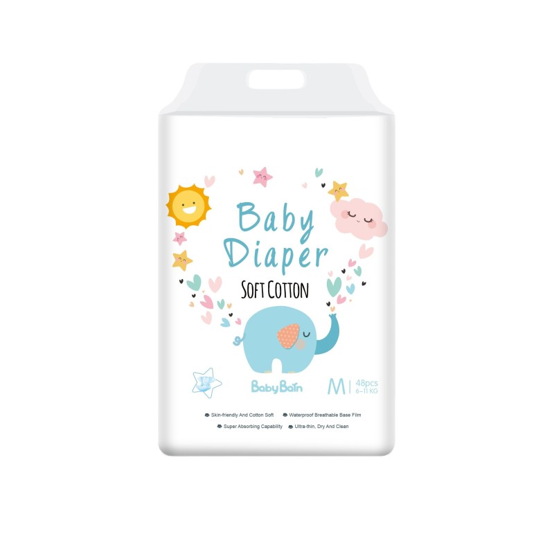 Baby Diaper Manufacturer - New Design Size M Disposable Good Quality Factory