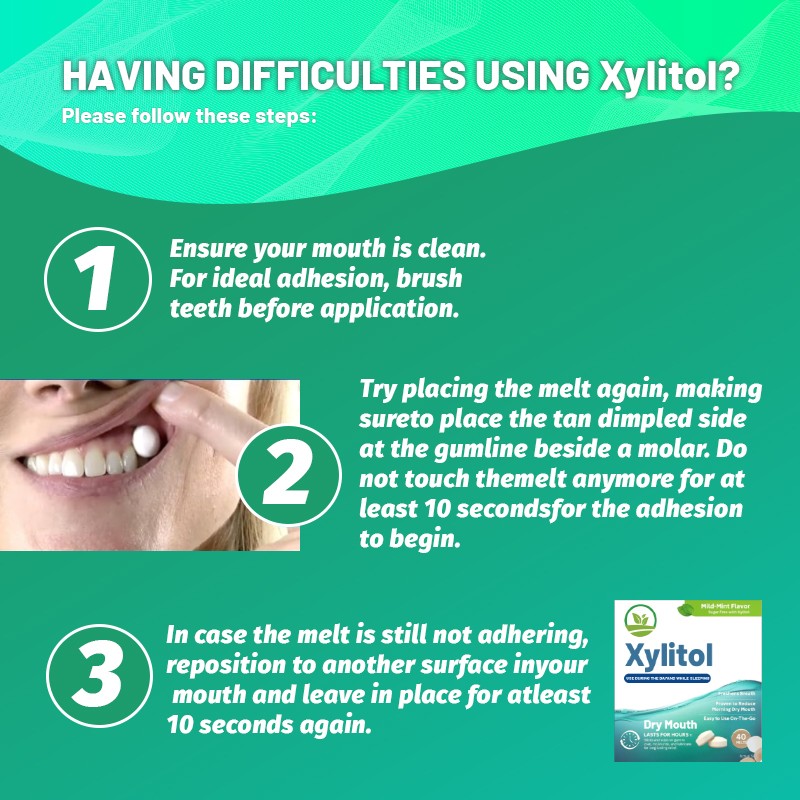 ODM Vegan Mints Xylitol Tablets Supplement for Dry Mouth Relief Moisturizing Dry Mouth Adhering Discs Sugar Free with Xylitol