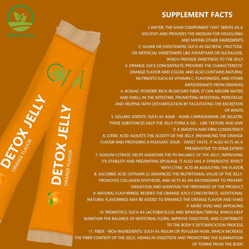 OEM Private Label Collagen Jelly for Slimming Detox Multi-Flavored Enzyme Jelly Supporting Metabolism Dietary Fiber Product