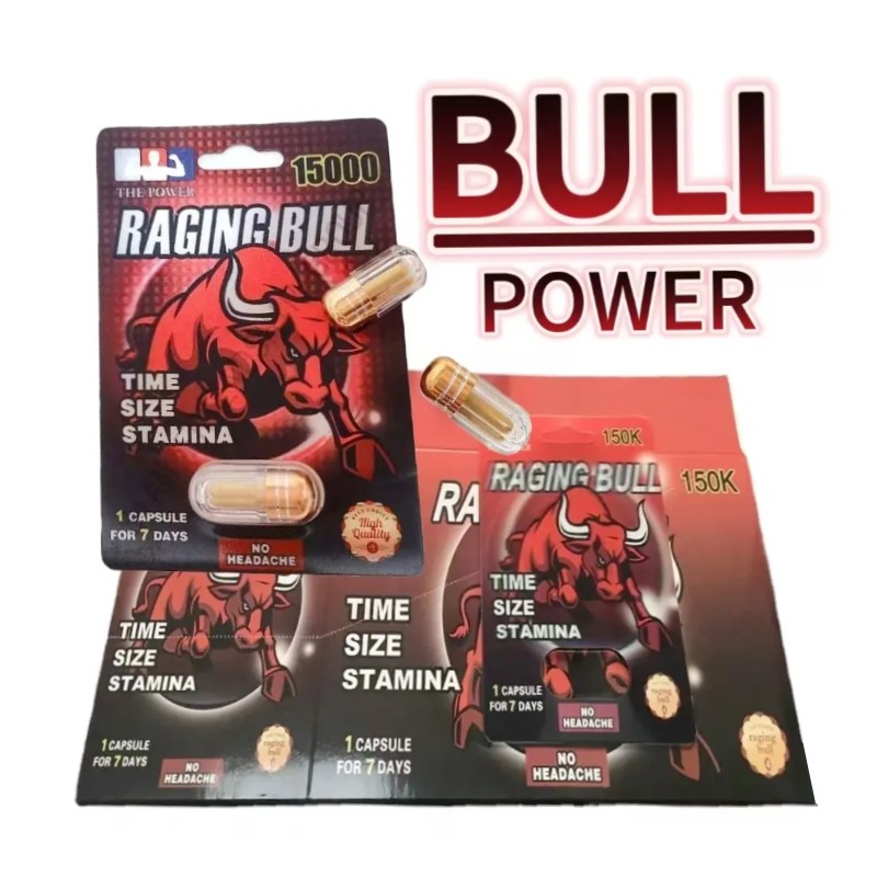 OEM Factory Wholesale Big Rhino Capsules Ranging Bull Capsules for Man Sexual Ability Hardness Durability Length Bull Powder