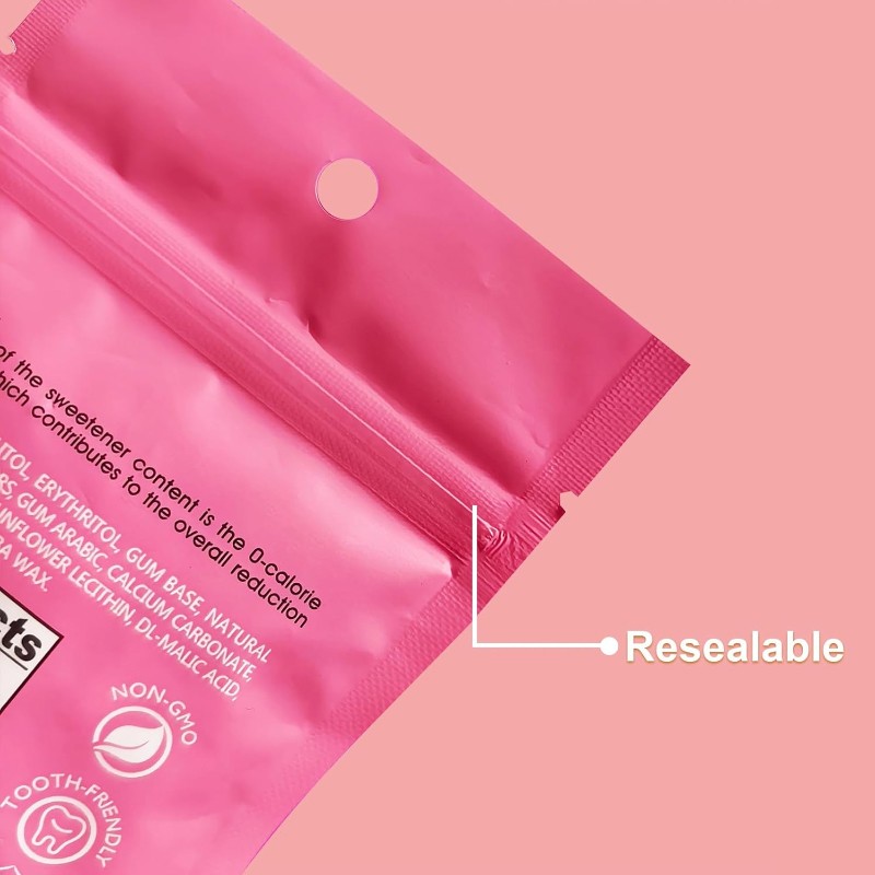 OEM Watermelon Chewing Gum with L-Theanine Caffeine Supplements Keep Teeth Whitening Healthy