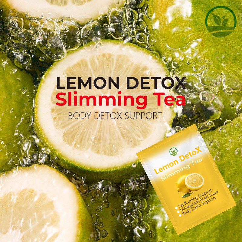 OEM Lemon Detox Slimming Tea Mix Herbal Fast Slimming Fit Tea Flat Tummy Metabolism-Boosting Detox Diet Tea for Digestive Health
