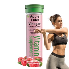 OEM Apple Cider Vinegar Detox Drink | Weight Management & Digestive Cleanse Support | ACV Effervescent Tablets