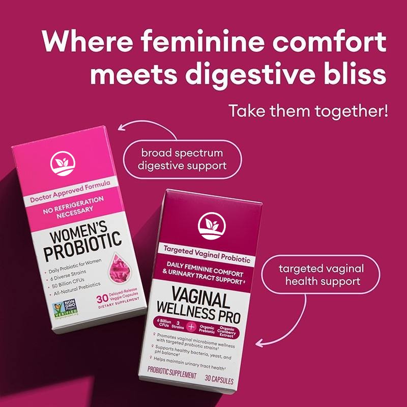 OEM Hot Sale Vegan Capsules Probiotic Supplement for Digestive Support and Vaginal Health Support for Women Herbal Supplement