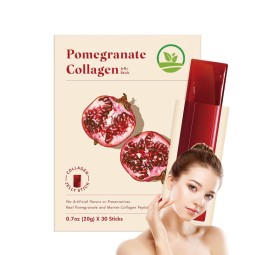 OEM Private Label Pomegranate Collagen Jelly Stick Enzyme Slimming Jelly Diet Beauty Collagen Jelly Stick Herbal Supplements