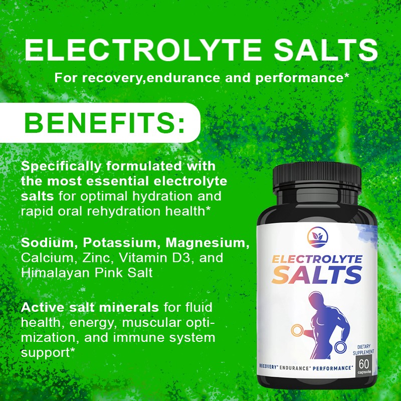 OEM  Manufacturer Workout  Ready Electrolyte Salts Boost Electrolyte Salts Capsules - Boost Workout Performance & Hydration