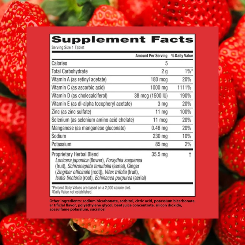 Burn Calories OEM Natural Supplement - Detox Vitamin C Slimming Effervescent Tablet