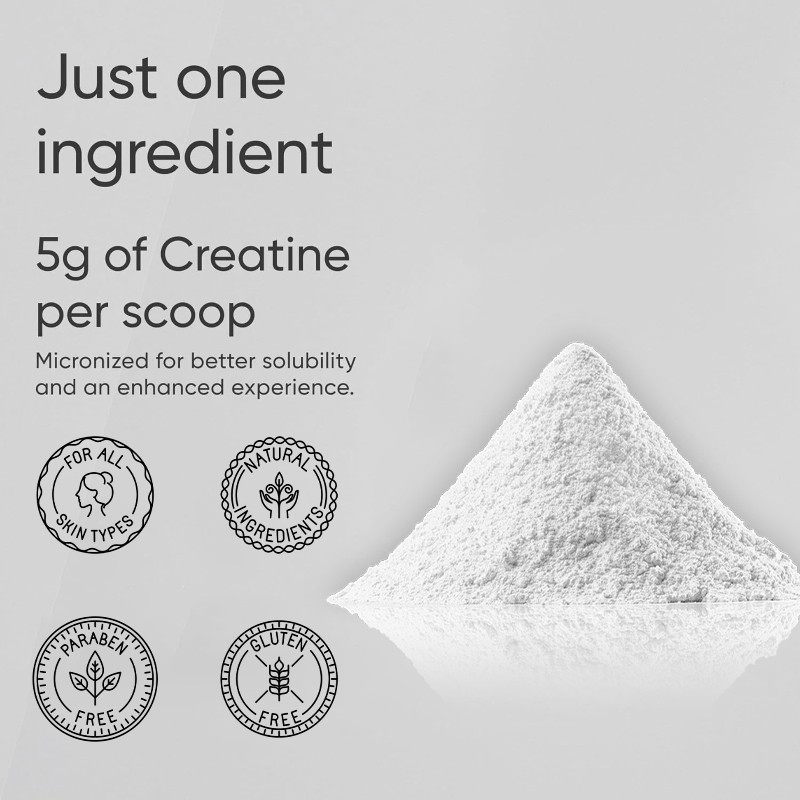 OEM Creatine Monohydrate Powder Creatine Supplement Body Building Sports Nutrition Fitness and Muscle Building Herbal Supplement