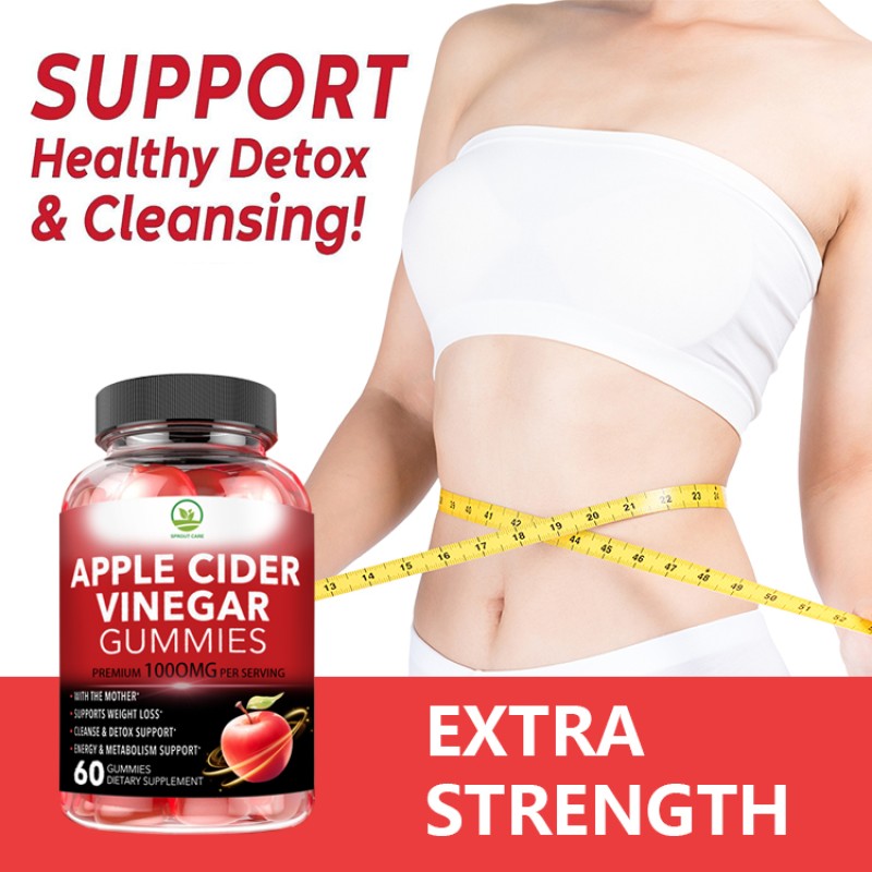 OEM Manufactory Detox Gummies Weight Management Energy Support and Metabolism Function for Adult Herbal Supplement