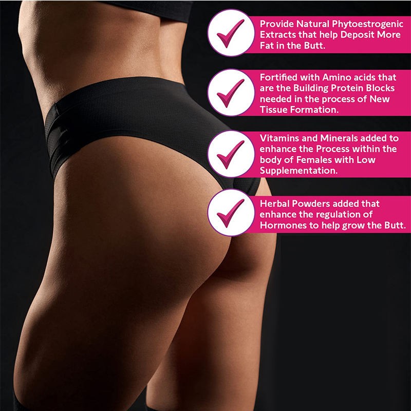 OEM Women Hip and Big Butt Enhancement Tea Bag Buttock Firming Butt Tea Maca Root Herbal Supplement