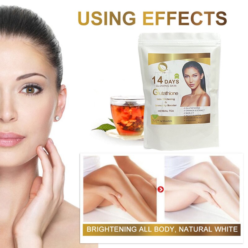 Private Manufacture Natural Tea Bags Glutathione for Skin Whitening Skin Brightening and Metabolism for Adult Herbal Supplement