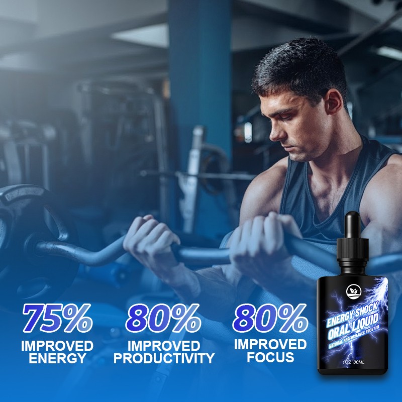 OEM Wholesale Vegan Energy Shock Oral Liquid Drop- Natural Herbal Supplement Energy Drop Drink for Energy Booster