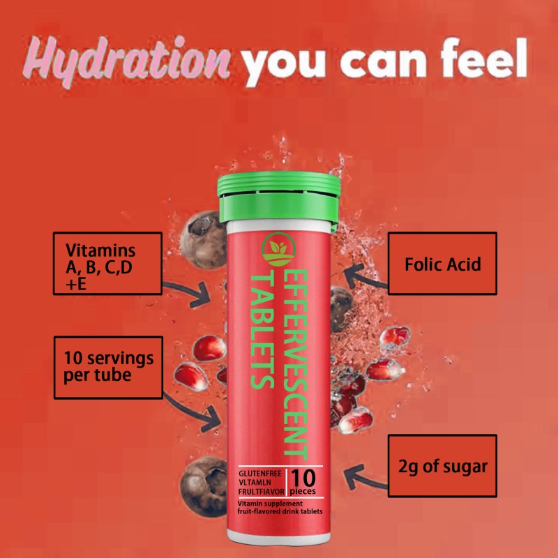 Burn Calories OEM Natural Supplement - Detox Vitamin C Slimming Effervescent Tablet