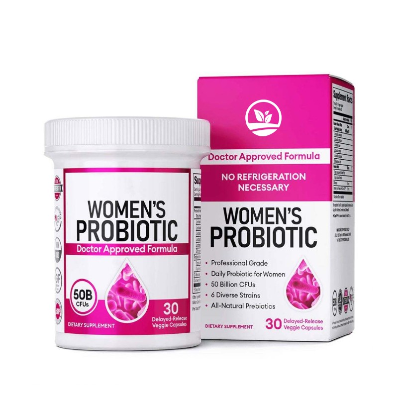 OEM Hot Sale Vegan Capsules Probiotic Supplement for Digestive Support and Vaginal Health Support for Women Herbal Supplement
