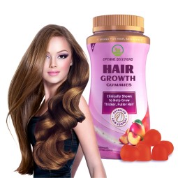 OEM Vegan Biotin Gummies Skin Nails Collagen Multivitamin Bears Vitamin C Hair Growth Gummies Collagen Gummies Herbal Supplement