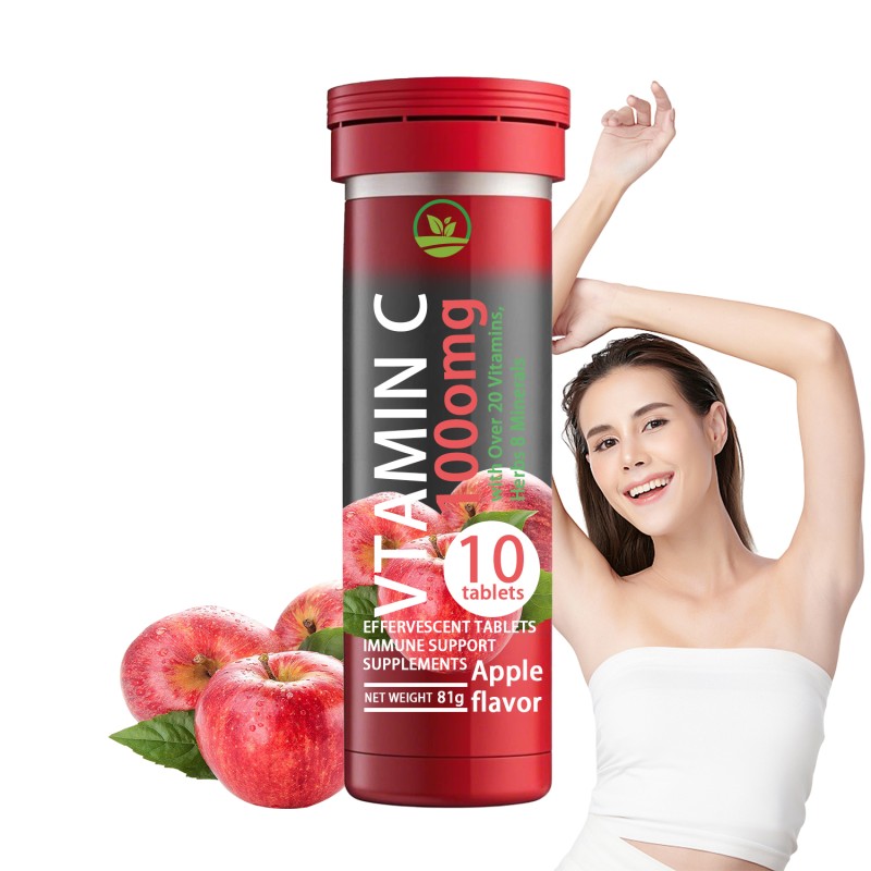 OEM Natural Fat Metabolizer Tablets | Vitamin C Detox & Slimming Support | Effervescent Drink for Women/Men