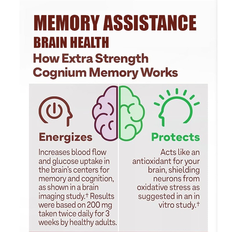 OEM Wholesale Brain Health Memory Assistance Chewable Tablets Support Brain Nootropic Supplement for Memory