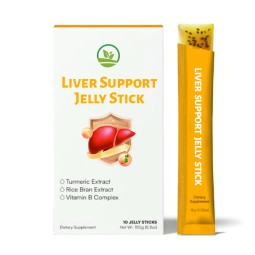 OEM Manufacture Convenient Liver Support Jelly Packets Turmeric & B - Complex Liver Jelly Dietary Liver Health Jelly Sticks