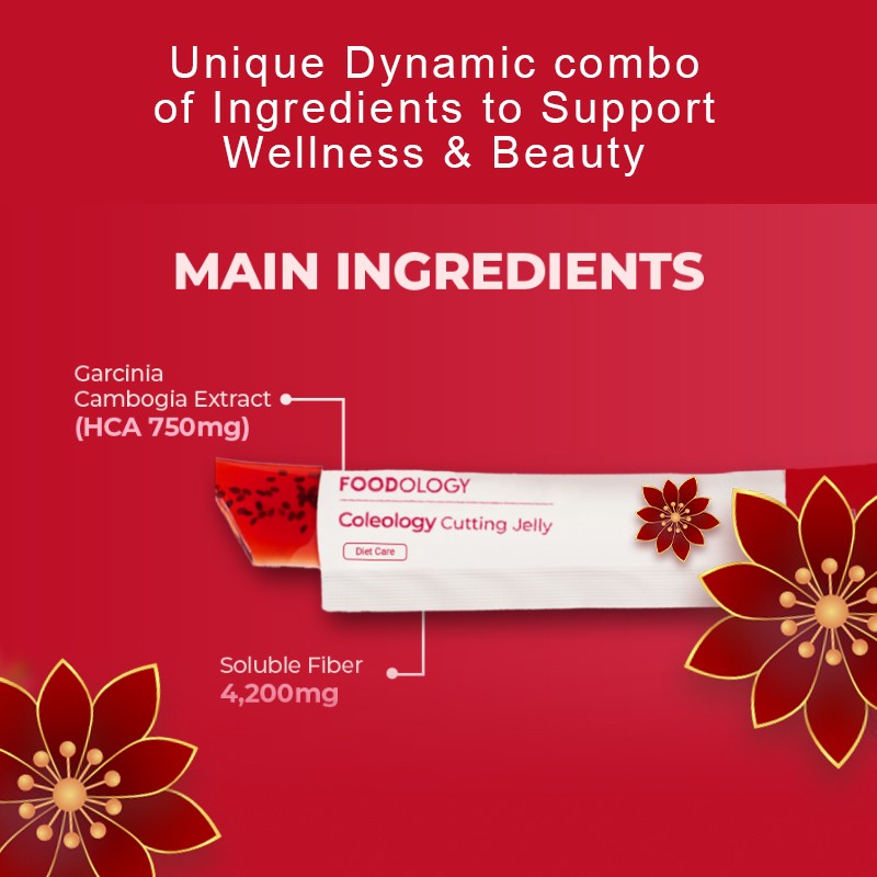 Private Label OEM Coleology Cutting Jelly Garcinia Cambogia Jelly Sticks Detox Jelly Pomegranate Flavored Chia Seeds Collagen