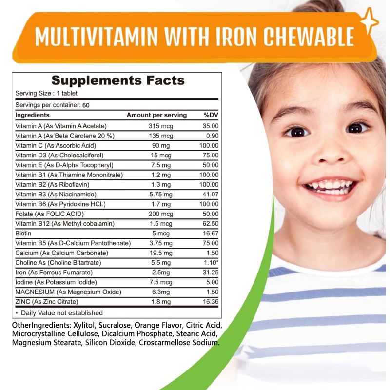 Private Label Custom Vegan Multivitamin Vitamins Enhance Immunity Pectin Vitamin C Tablets for Kids Herbal Supplement