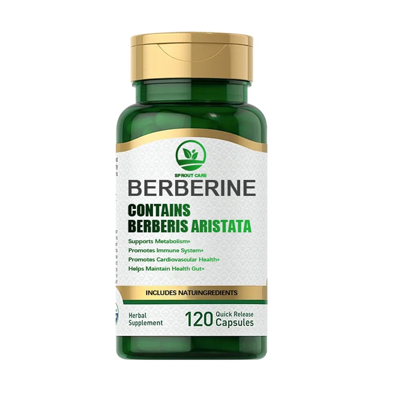 OEM OEM Berberine Hcl Hydrochloride Capsules with Berberis Aristata Supplements Vegan Berberine Capsules Herbal Supplement