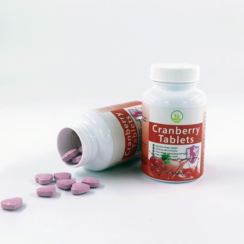 Manufactory Vegan Cranberry Tablets for Immunity and Skin Health Support Collagen Tablets for Adult Herbal Supplement