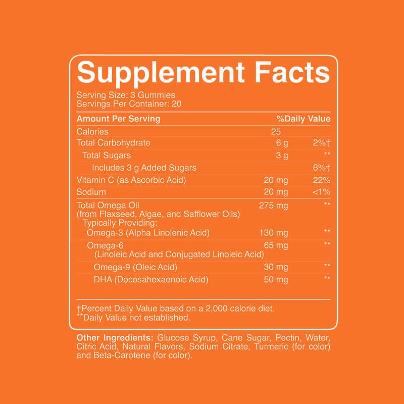 OEM Vegan Dha Kids Vitamins Health Supplement Halal omega 3 6 9 Fish Oil Gummy Candy Brain Joint DHA Omega 3 Gummies for Kids