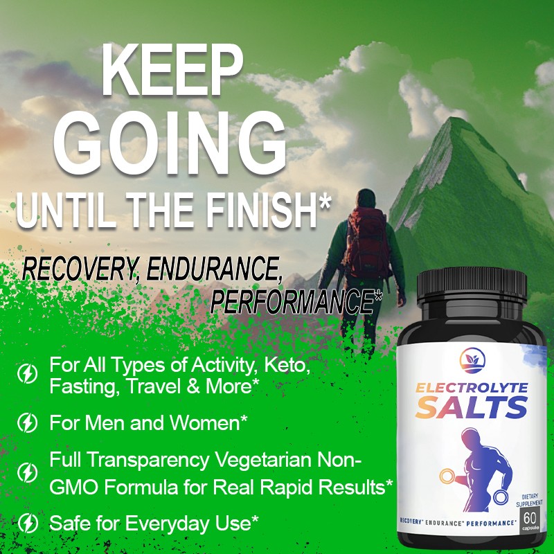 OEM  Manufacturer Workout  Ready Electrolyte Salts Boost Electrolyte Salts Capsules - Boost Workout Performance & Hydration