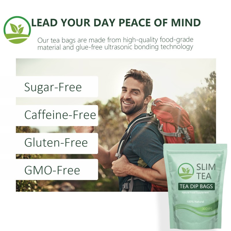 OEM Slimming Green Tea Bags Mix - Light Feeling & Stomach Comfort Gentle Cleanse & Energy Support