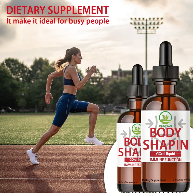OEM High Quality Body Shaping Liquid Drops with Immune Health Function for Adult Herbal Supplement