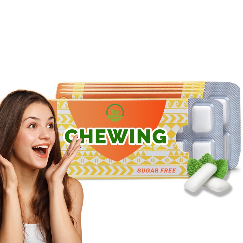 OEM /ODM Sugar -Free Aspartame -Free Chewing Gum for Oral Cleanliness |50 Gums |for Adult