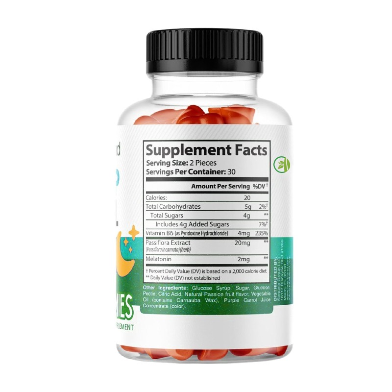OEM Melatonin Sleep Gummies Supplement L-theanine Melatonin Gummies Magnesium Glycinate Vitamin Gummies for Improved Sleep