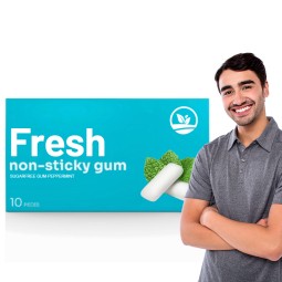 OEM High Energy Mints Hot Selling Sugar-Free Xylitol Chewing Gum Mint Flavor Better for Teeth Oral Care Fresh Non-sticky Gum