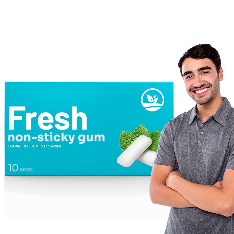 OEM High Energy Mints Hot Selling Sugar-Free Xylitol Chewing Gum Mint Flavor Better for Teeth Oral Care Fresh Non-sticky Gum