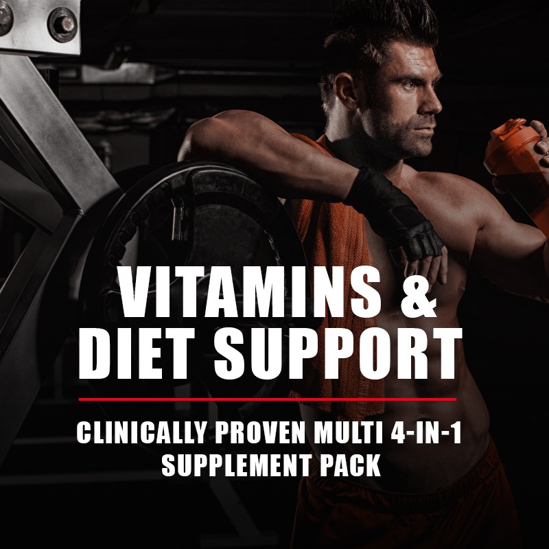 OEM Men's Ripped 4 - in - 1 Muscle Performance & Fat Burn Supplement Pack Wholesale Natural High-quality Male Capsules