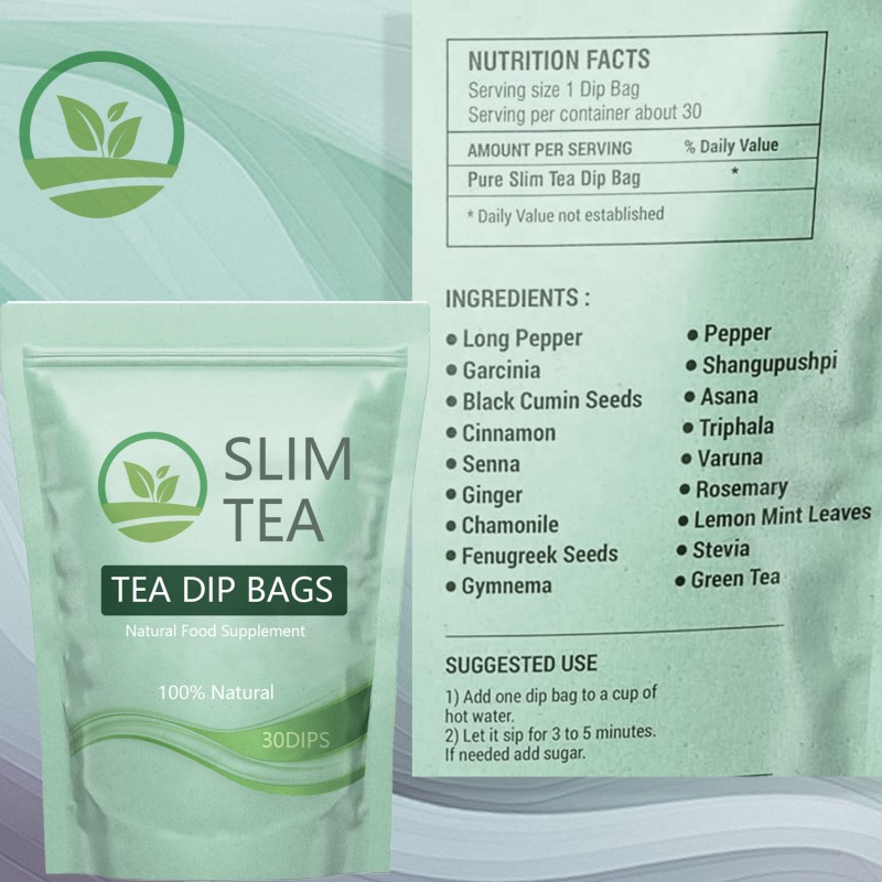 OEM Slimming Green Tea Bags Mix - Light Feeling & Stomach Comfort Gentle Cleanse & Energy Support