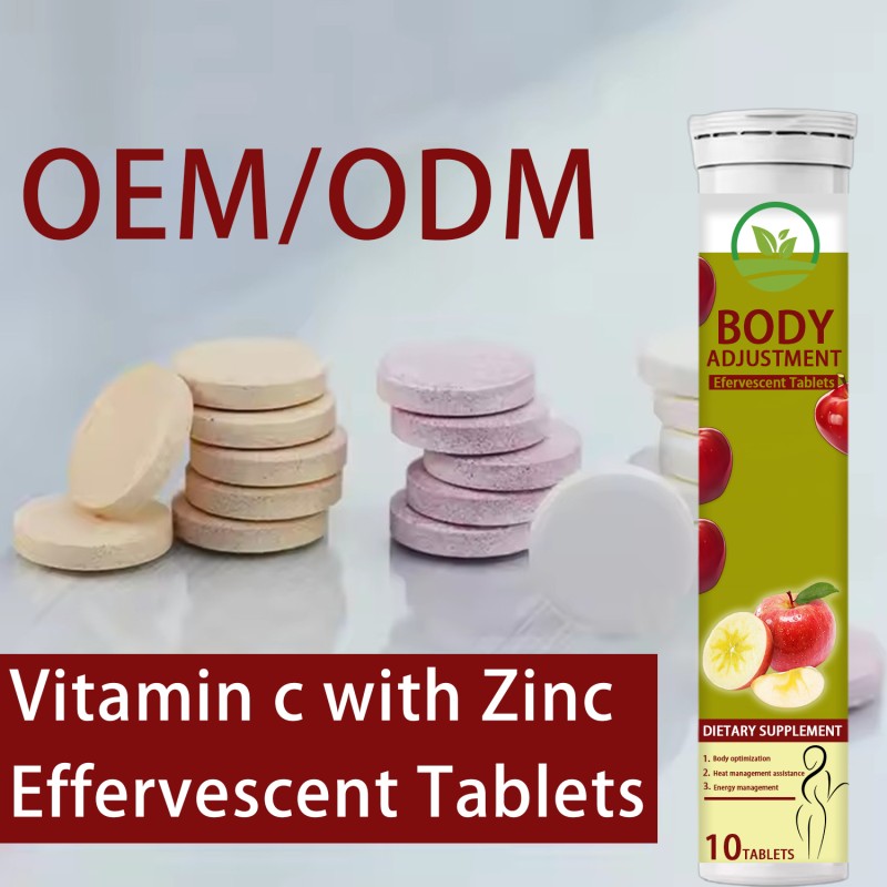 Wholesale Slimming Detox Tablets | OEM Vitamin C Effervescent for Calorie Burn | Metabolism Booster | Apple Flavor