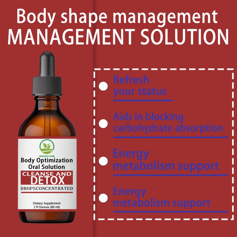 OEM Weight Management Oral Drops with Oregano Leaf Powder Ingredients for Appetite Control & Digestive Support Herbal Supplement