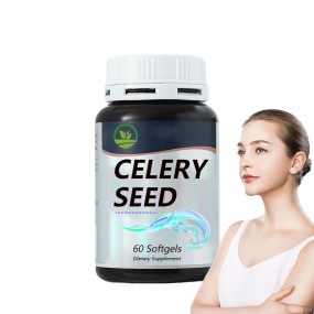 OEM Factory Supply Vegan Celery Seed Softgels Capsules - Urinary Tract Health & Antioxidant Support Supplements