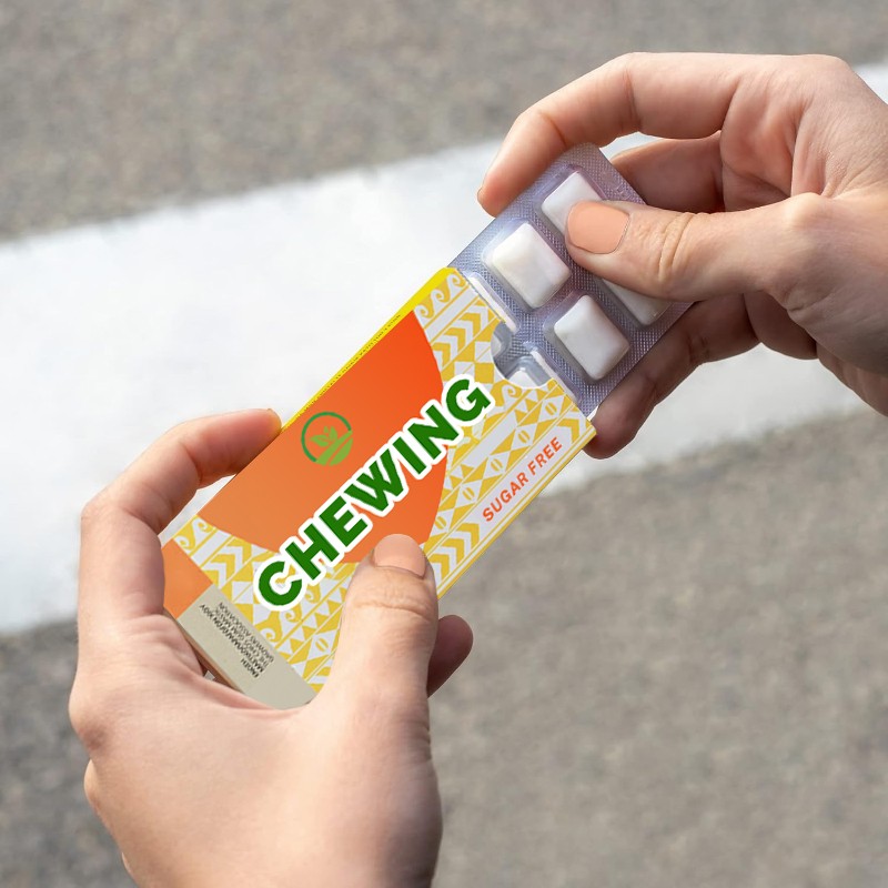 OEM /ODM Sugar -Free Aspartame -Free Chewing Gum for Oral Cleanliness |50 Gums |for Adult