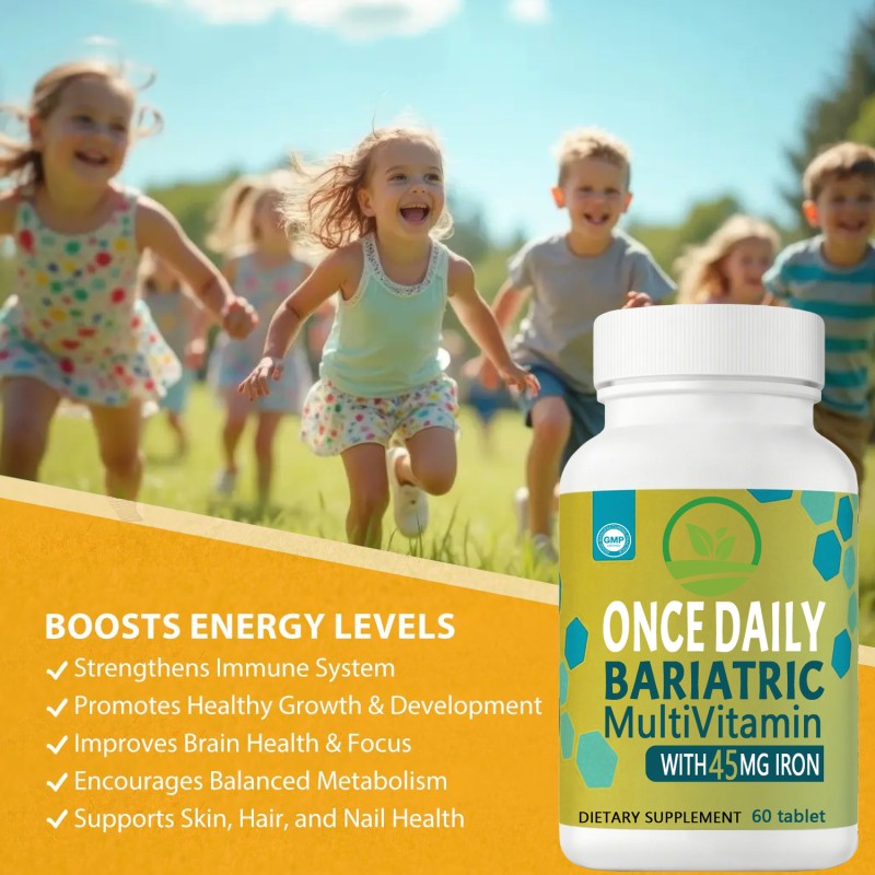 Private Label Custom Vegan Multivitamin Vitamins Enhance Immunity Pectin Vitamin C Tablets for Kids Herbal Supplement